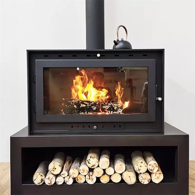 自由で永続的な現代鋼鉄屋内暖房のための木製の非常に熱い暖炉のストーブ