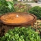 装飾的な屋外水は鋼鉄円の100cmを地下水位Cortenを特色にする