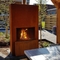 モダンなデザインのPinacate コルテンの鋼鉄屋外の暖炉木焼却