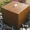ISO9001 コルテンの鋼鉄滝の立方ブロック浮遊水特徴