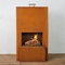 モダンなデザインのPinacate コルテンの鋼鉄屋外の暖炉木焼却