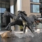 5mmの厚い樹脂の技術の屋外の金属の彫刻の青銅色の馬