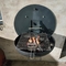引き込み式装飾的な壁に取り付けられたコルテン鋼鉄BBQのグリルの火ピット