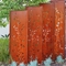 錆つかせた赤いコルテンの鋼鉄プライバシー スクリーンのパネル屋外の1800x900mm